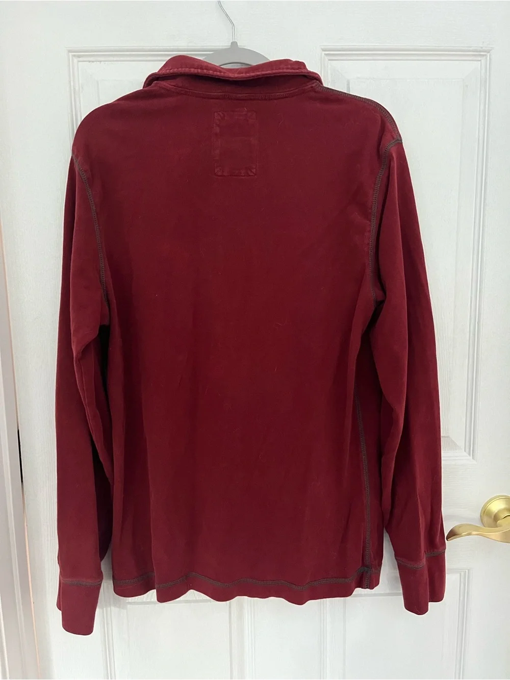 Men's Timberland Burgundy Quarter-Zip Pullover
